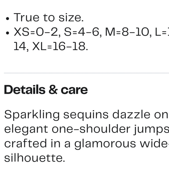 Love by Design Jupiter Sequins One Shoulder Jumpsuit Black M - Picture 13 of 13